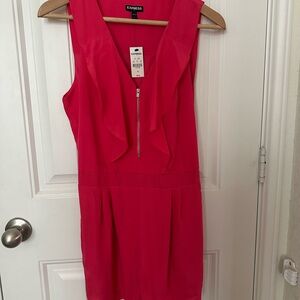 Express Women's Vibrant Pink Romper